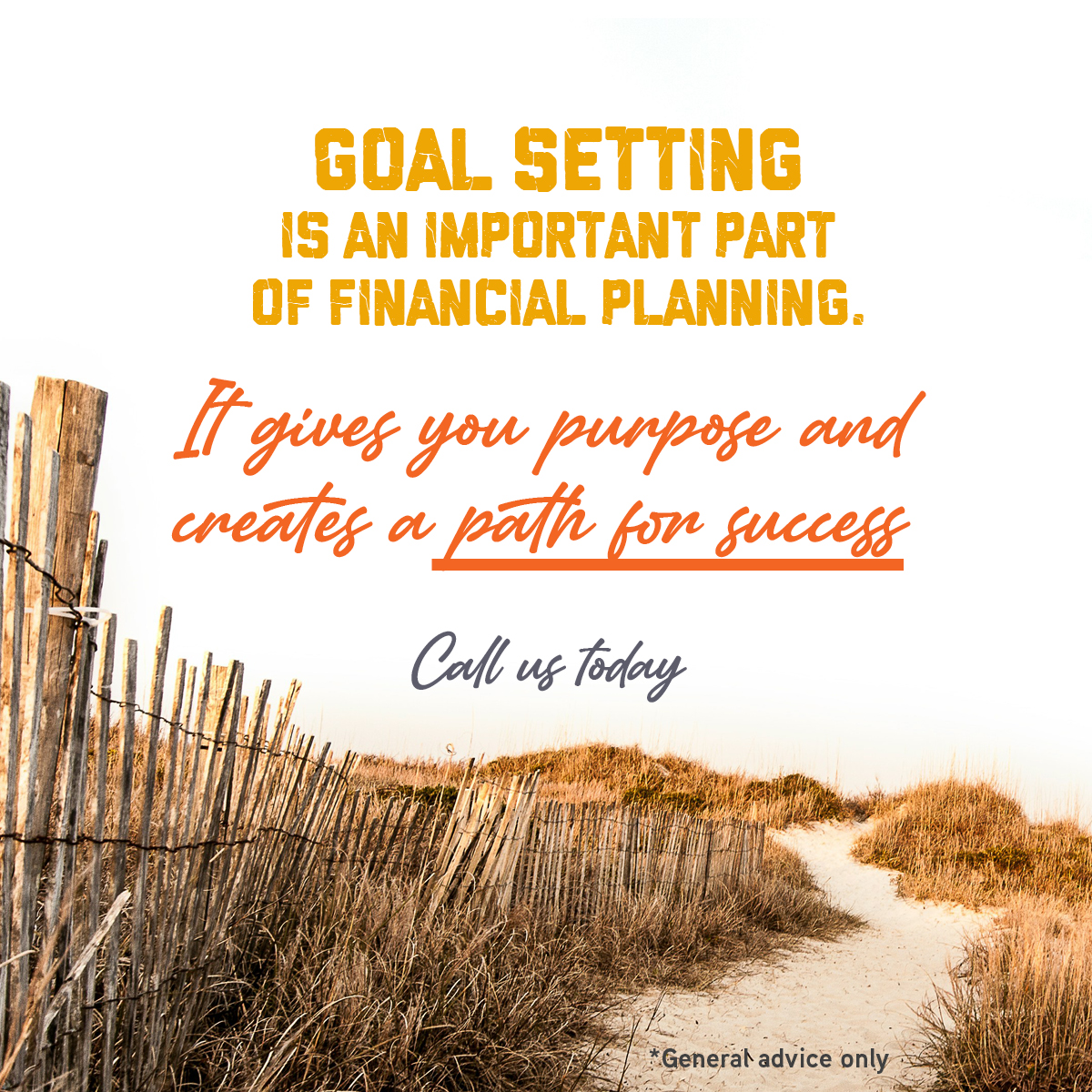 Goal setting is an important part of financial planning