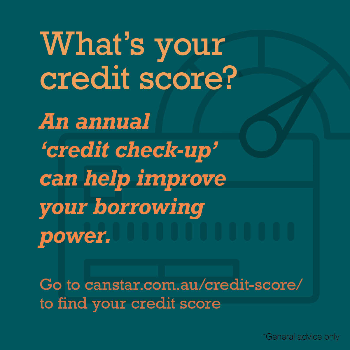 What’s your credit score?