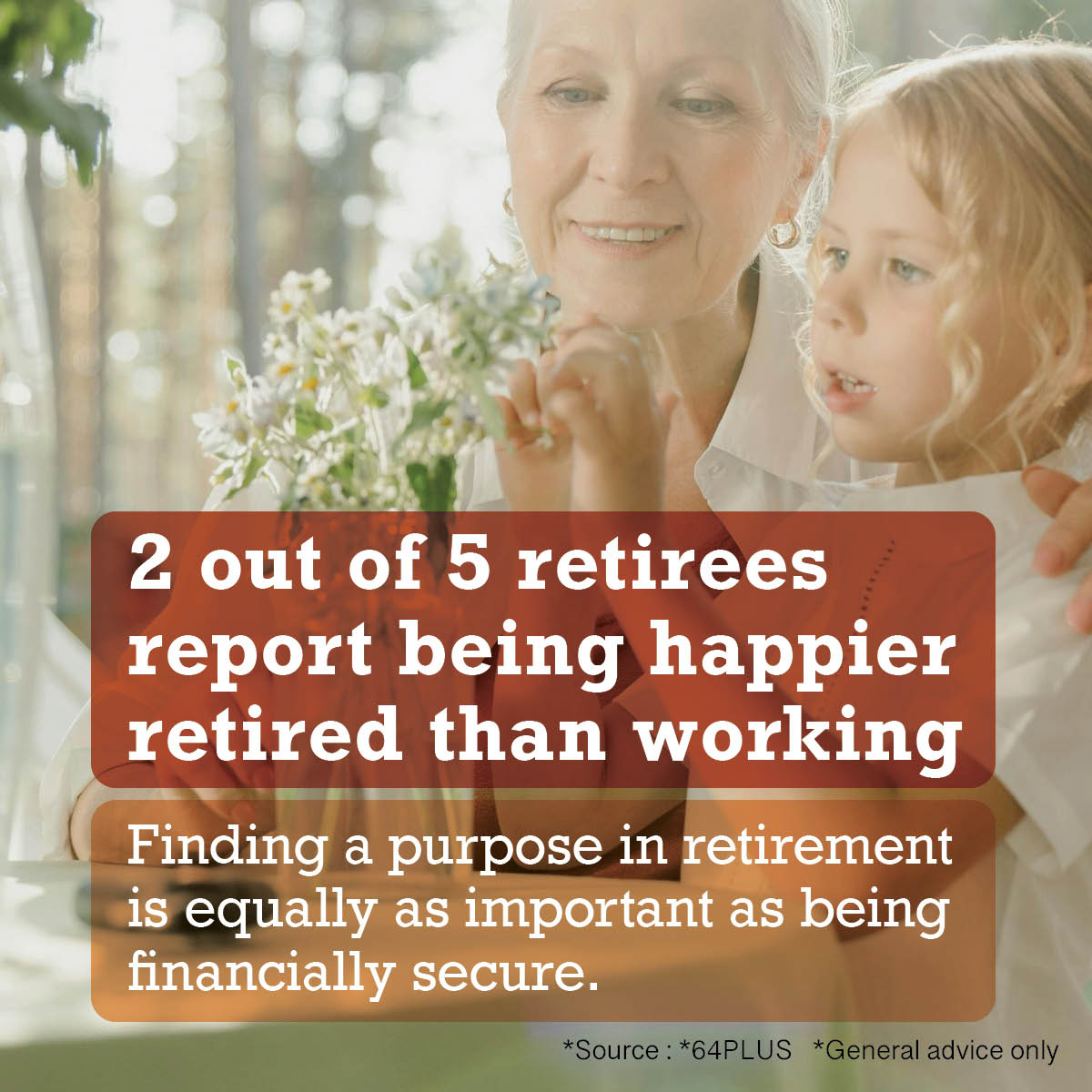 2 out of 5 retirees report being happier retired than working