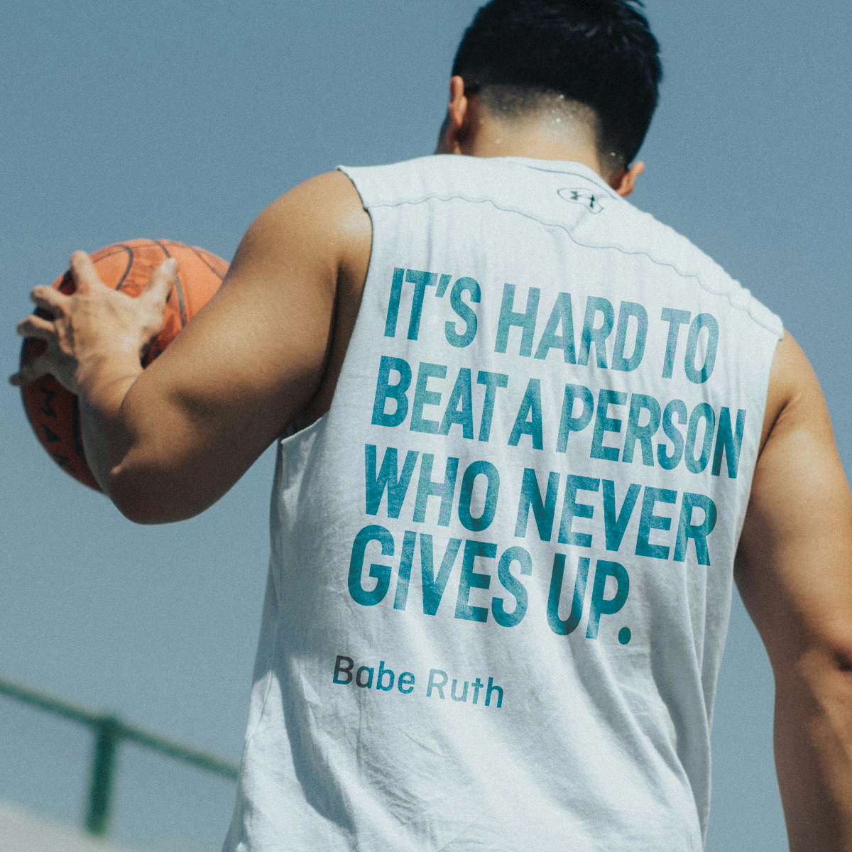 It’s hard to beat a person who never gives up. 
