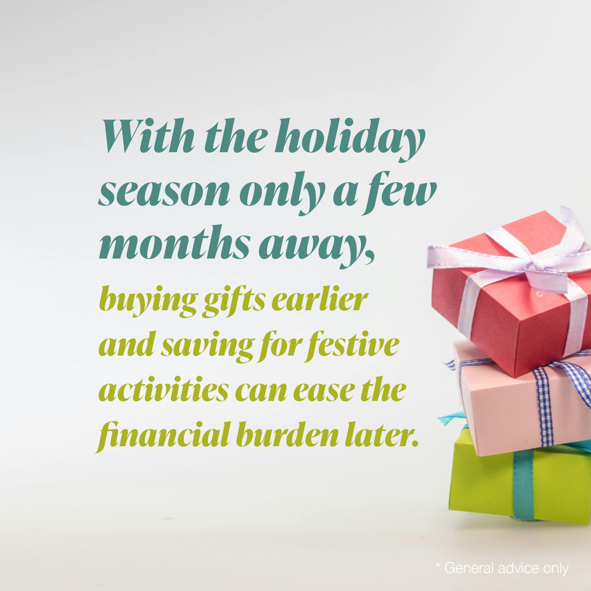 With the holiday season only a few months away