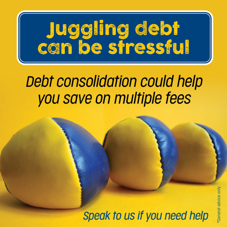 Juggling debt can be stressful