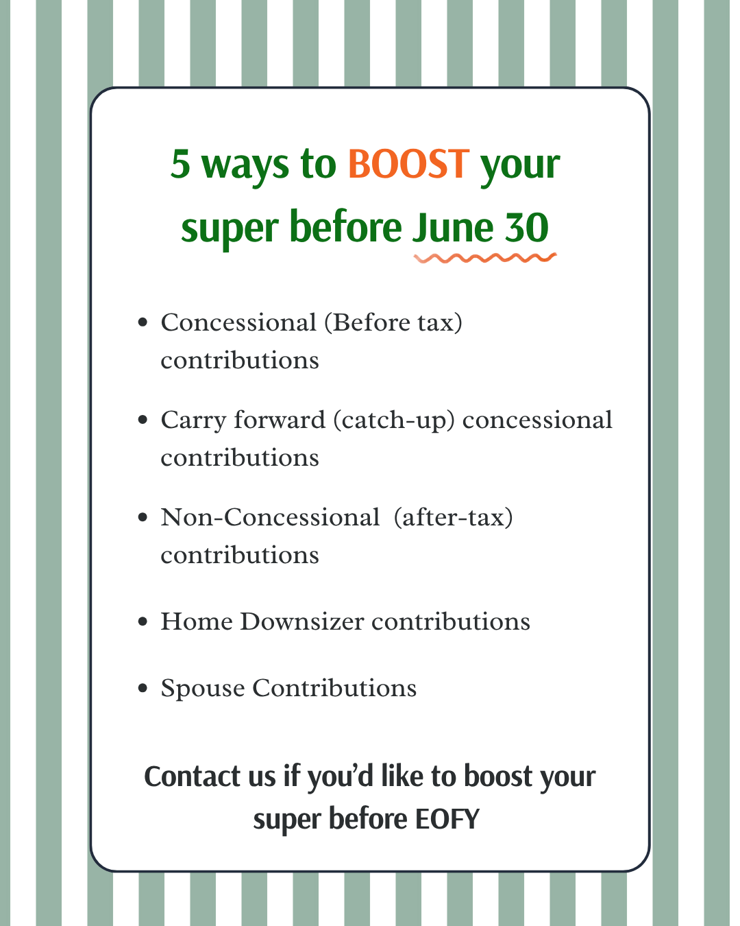 5 ways to boost your super before June 30