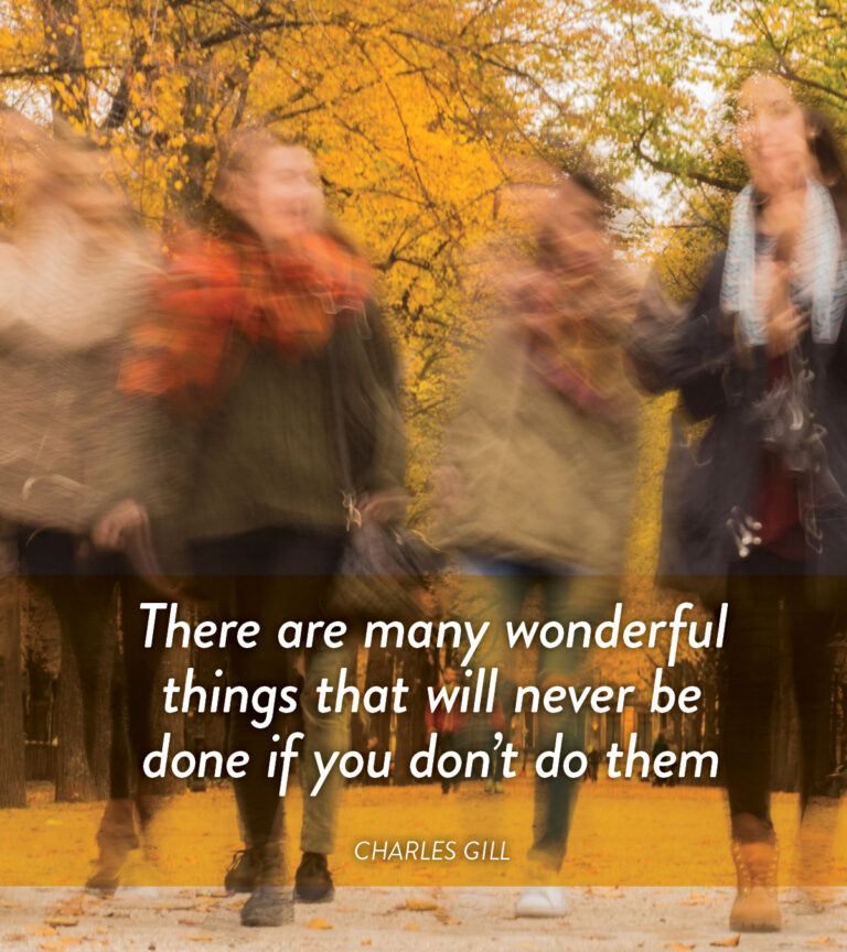 There are many wonderful things that will never be done