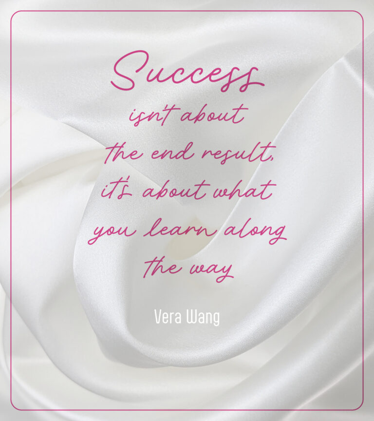 Success isn't about the end result
