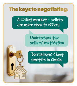 The keys to negotiating