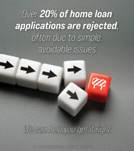 Over 20% of home loan applications are rejected