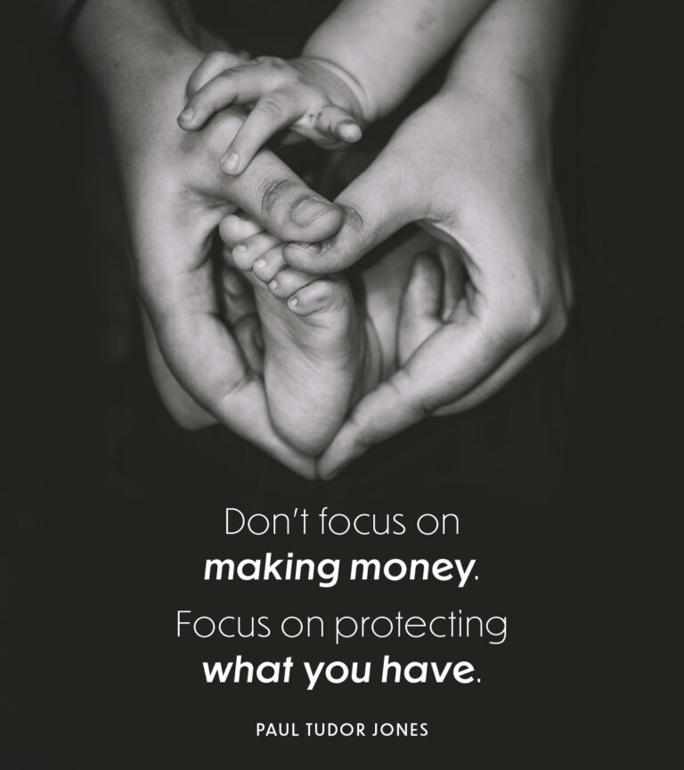 Don’t focus on making money