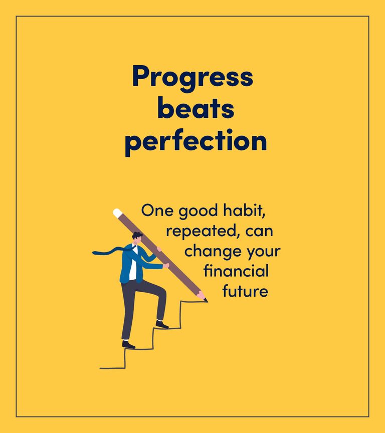 Progress beats perfection.